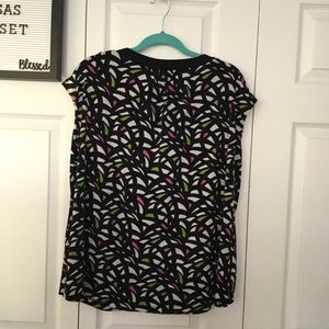 Worthington 2x multi color blouse
